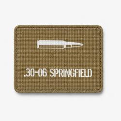 Patch .30-06 Springfield - Coyote / Blanc