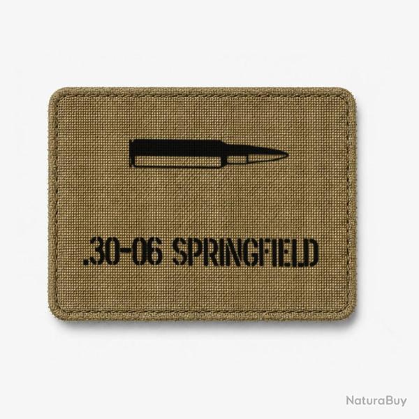 Patch .30-06 Springfield - Coyote / Noir