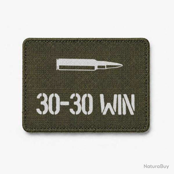 Patch 30-30 Win - Olive / Blanc