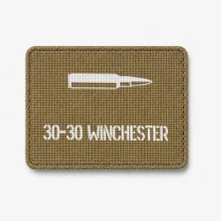 Patch .30-30 Winchester - Coyote / Blanc