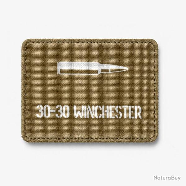 Patch .30-30 Winchester - Coyote / Blanc