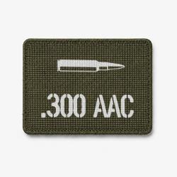 Patch .300 AAC - Olive / Blanc