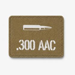 Patch .300 AAC - Coyote / Blanc