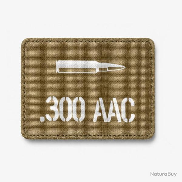 Patch .300 AAC - Coyote / Blanc