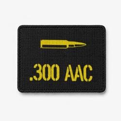 Patch .300 AAC - Noir / Jaune