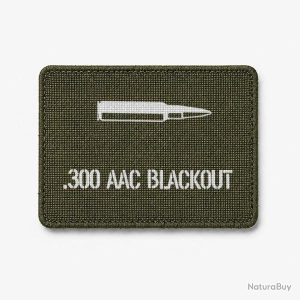 Patch .300 AAC Blackout - Olive / Blanc