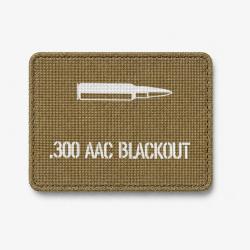 Patch .300 AAC Blackout - Coyote / Blanc