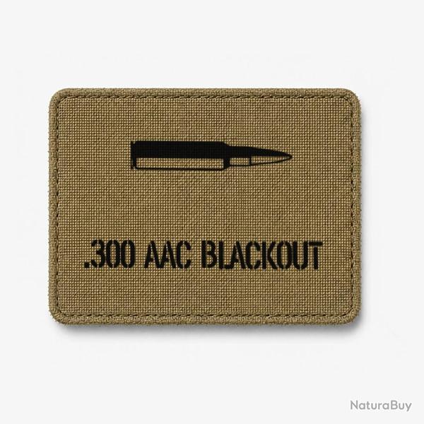 Patch .300 AAC Blackout - Coyote / Noir