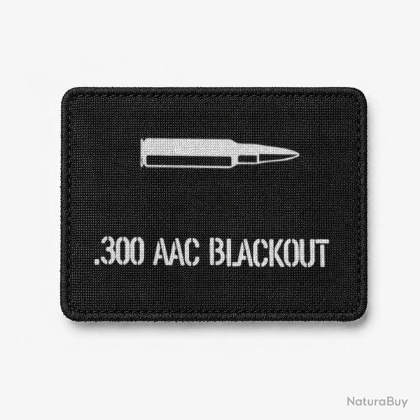 Patch .300 AAC Blackout - Noir / Blanc