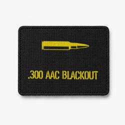 Patch .300 AAC Blackout - Noir / Jaune