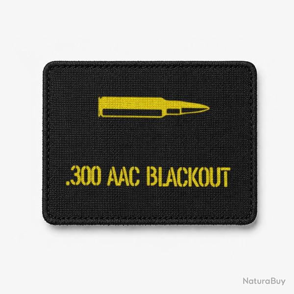 Patch .300 AAC Blackout - Noir / Jaune