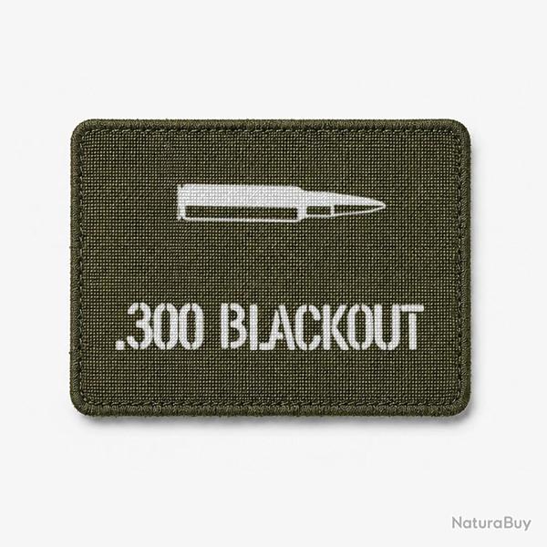 Patch .300 Blackout - Olive / Blanc