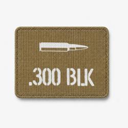 Patch .300 BLK - Coyote / Blanc