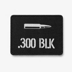 Patch .300 BLK - Noir / Blanc