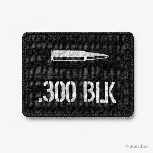 Patch .300 BLK - Noir / Blanc