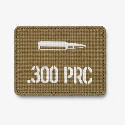 Patch .300 PRC - Coyote / Blanc