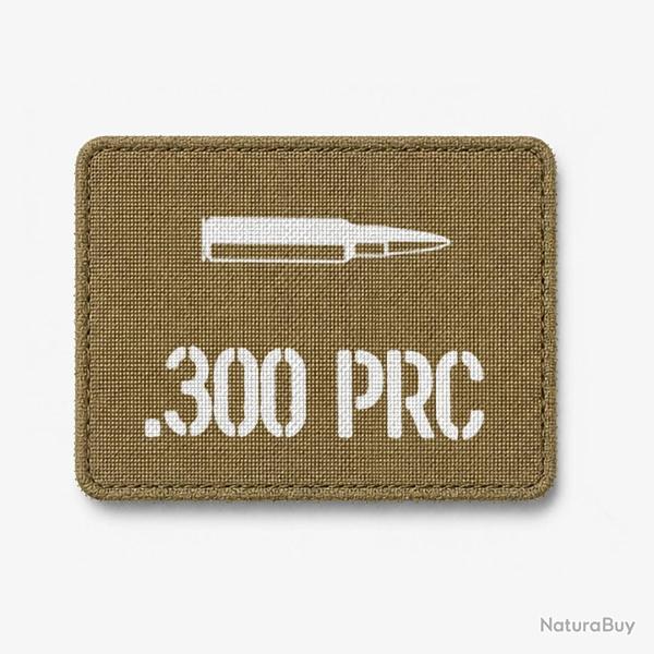 Patch .300 PRC - Coyote / Blanc