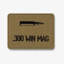 Patch .300 Win Mag - Coyote / Noir