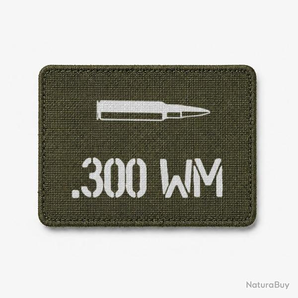 Patch .300 WM - Olive / Blanc