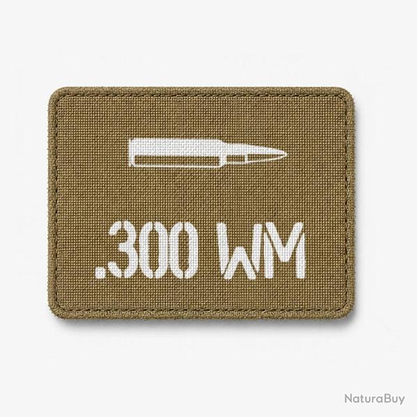 Patch .300 WM - Coyote / Blanc