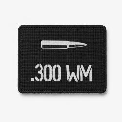 Patch .300 WM - Noir / Blanc