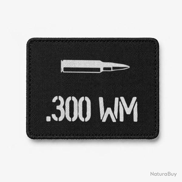 Patch .300 WM - Noir / Blanc