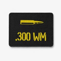 Patch .300 WM - Noir / Jaune