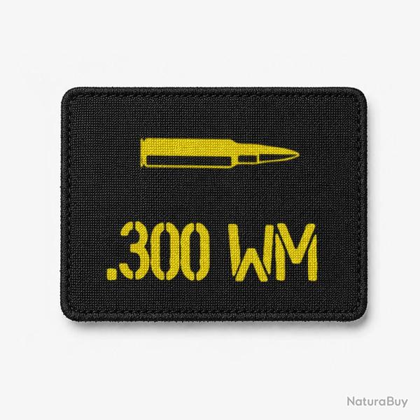Patch .300 WM - Noir / Jaune