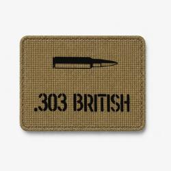Patch .303 British - Coyote / Noir