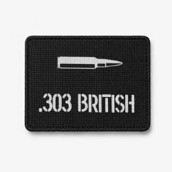 Patch .303 British - Noir / Blanc