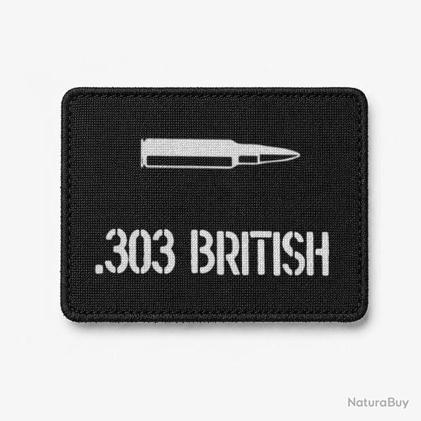 Patch .303 British - Noir / Blanc