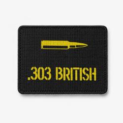 Patch .303 British - Noir / Jaune