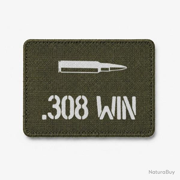 Patch .308 Win - Olive / Blanc