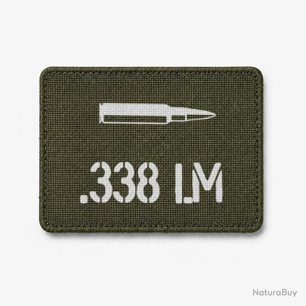 Patch .338 - Olive / Blanc