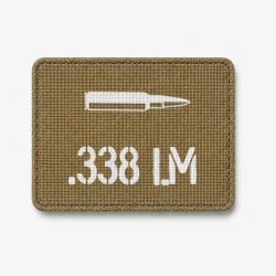 Patch .338 - Coyote / Blanc