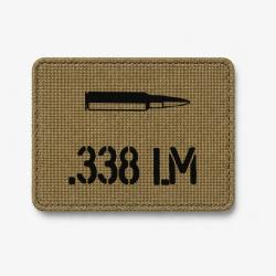 Patch .338 - Coyote / Noir