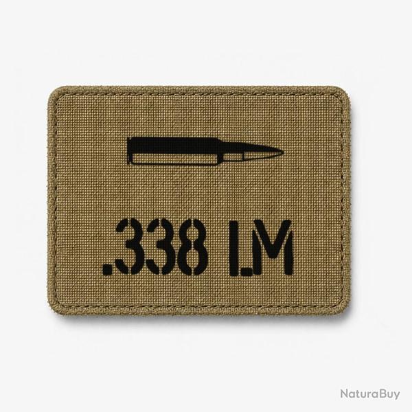 Patch .338 - Coyote / Noir