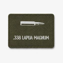 Patch .338 LAPUA MAGNUM - Olive / Blanc