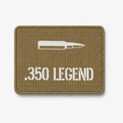 Patch .350 Legend - Coyote / Blanc