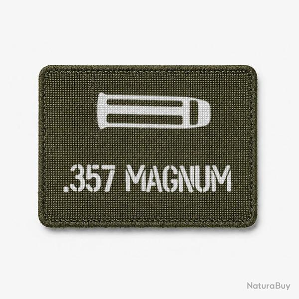 Patch .357 Magnum - Olive / Blanc