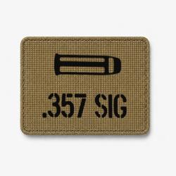 Patch .357 SIG - Coyote / Noir