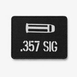 Patch .357 SIG - Noir / Blanc
