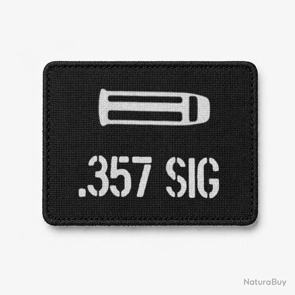 Patch .357 SIG - Noir / Blanc