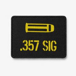 Patch .357 SIG - Noir / Jaune