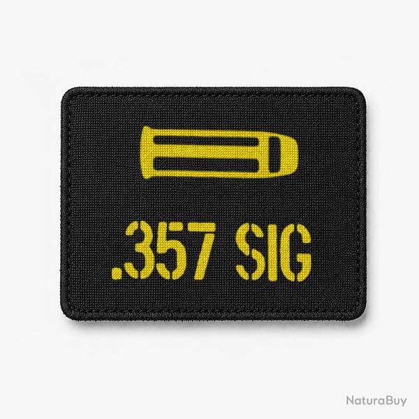 Patch .357 SIG - Noir / Jaune