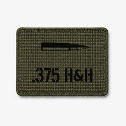 Patch .375 H&H - Olive / Noir