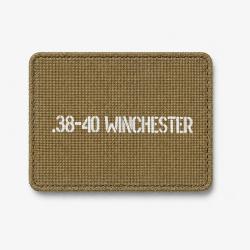 Patch .38-40 Winchester - Coyote / Blanc