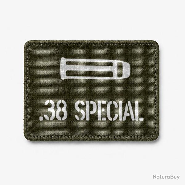 Patch .38 Special - Olive / Blanc