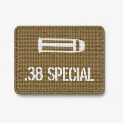 Patch .38 Special - Coyote / Blanc