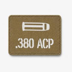 Patch 380 ACP - Coyote / Blanc